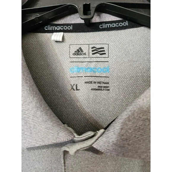 Adidas Climacool Polo Mens XL *bundle of 2 Gray EUC, Green has small defect pics - Picture 2 of 12